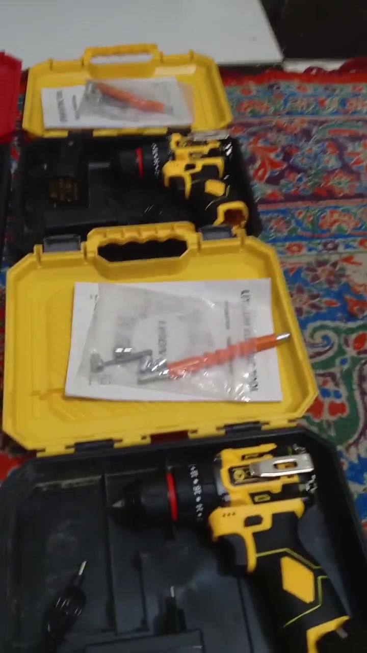 السلام عليكم
دريلات شحن ١٨فولت
نوع OVEX
اربع خلايا
برشلس
قوه ومتانه
عزم ٢٠
سرعتين درنفيز وبرينه ومطرقه
يحتوي علئ درع جاكوج
طوبه حديد ١٠ملم السعر 30الف
وتوصيل ابو صخير 3الف  الحيره 5


**إذا كنت صاحب هذا الإعلان وتريد حذفه لأي سبب، رجاءا أرسل رسالة إلى الدعم الفني**