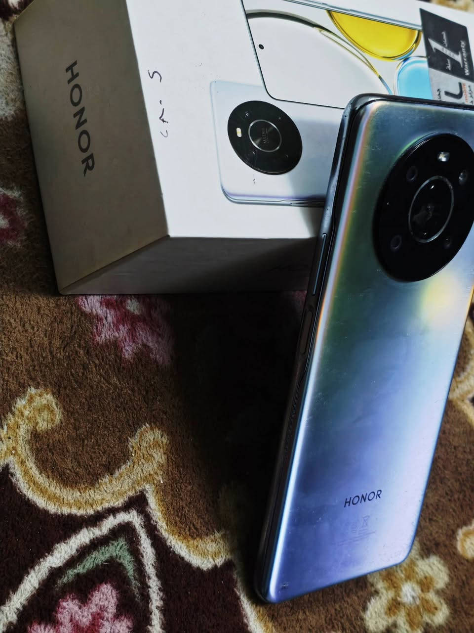 موبايل للبيع جهاز 🔥(هونر 9X) 
موصفات 👇
..........................................................................................................................................................................
 
1_ذكره 256 كيكه 
2_رام 12
3_بطاريه 6000
4_واط 66
5_فريم 60ببجي قوي  
6_معالج سناب دراكون اقو معالج 
7_شاشه 120هيرتز 
8_صور خرافي 4k
 .........................................................................................................................................................................
الجهازمابي اي عيب نضيف شرط كلا بلادي السعر(300)او بي مجال تواصل (***********)وتساب +خاص +اتصال 📞
@إشارة
