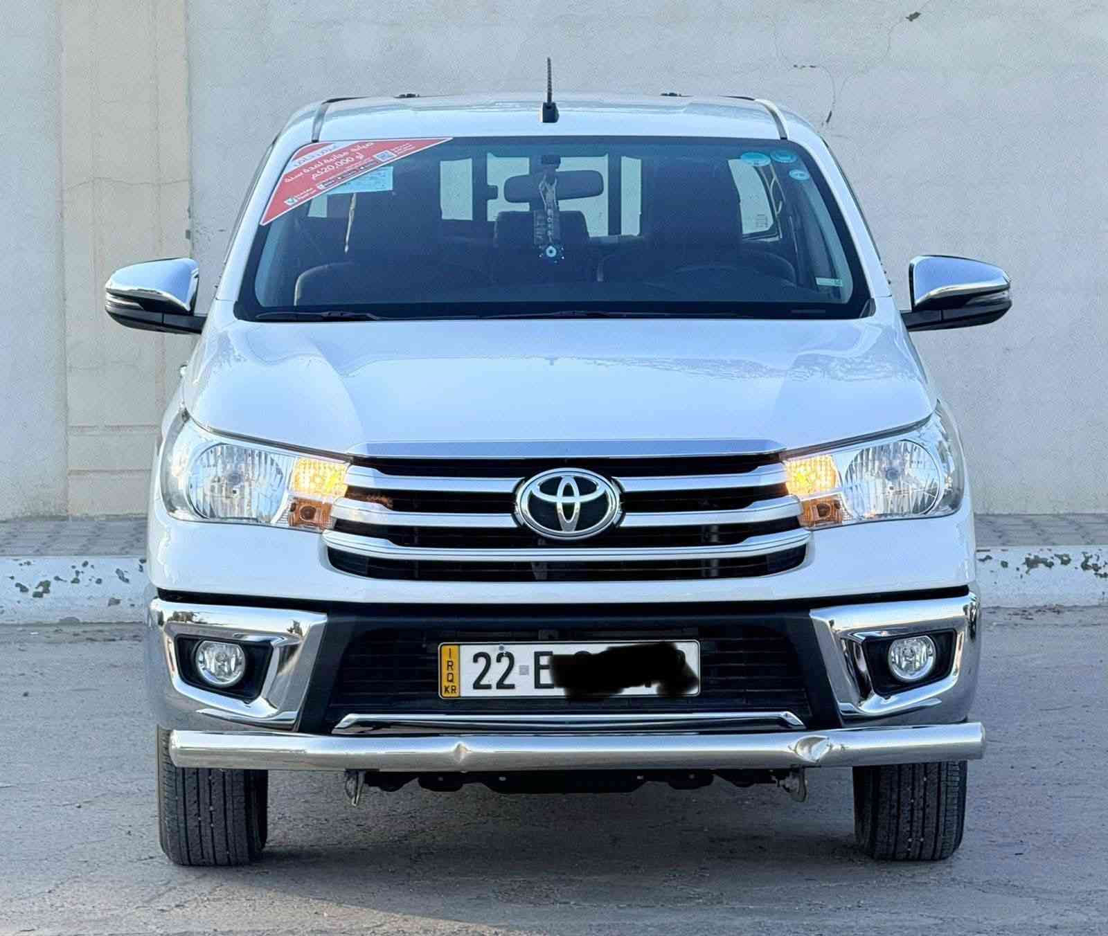 تويتا هايلوكس 2023 ناصي ساز فول موصفات 
مكفوله من كلشي عدا طخه بدعاميه الخلفيه 
موضحه بصوره
 جهت راكب 
ماشيه 21الف او اقل 
رقم اربيل

🛑 السعر سوي تعليق يصل مباشرة 🤖 

بسمي بدون مراوس 
المكان بغداد 

رقم صاحب السيارة 
***********
