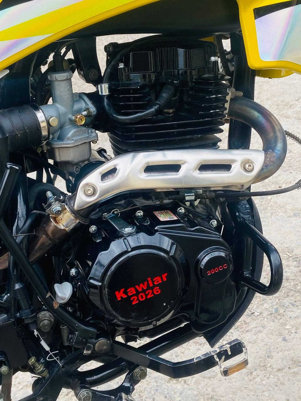 السلامو عليكم اخوان ماطور كاويار للبيع موديل 2026شرط مامفتوح مستخدم شي قليل محرك 200سيسي. فقط مكسور جام الدشبول السعرمليون و200 الشراي يتواصل ***********3
