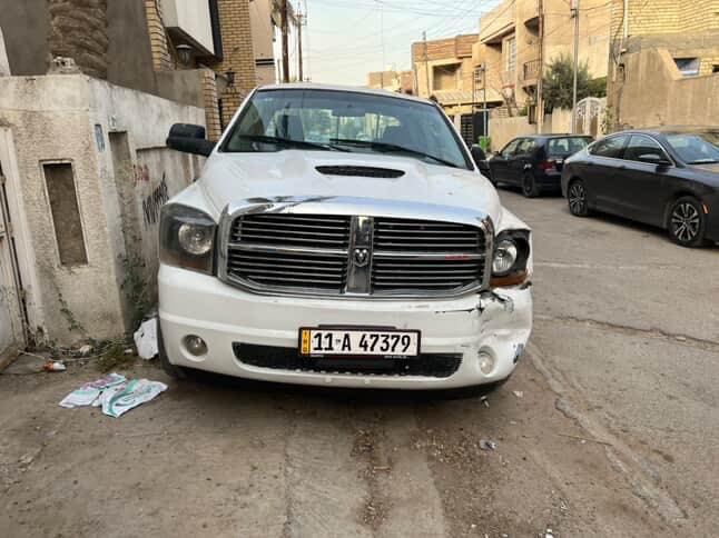 االسلام عليكم دوج رام
دوج رام ٢٠٠٧ مكينه كير ضفيره مكينه تايرات صبغ عام  باتري تايرات كله جديد سياره تخبل بيهة ضربه بسيطه مثل ما موضح بالصوره سياره نصبتهة حلوه صدر امامي نفض كله جديد عوزهة صدر خلفي وترتيبات سعرهة ٩٥ وبيه مجال بسيط رقم بغداد انكليزي باسمنه تحويل ثاني يوم مكانهة بغداد الدوره ***********
