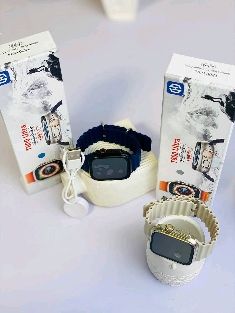 ⌚️ساعة الترا سمارت الذكية T800 Ultra ⌚️

مواصفتها 👇👍

🔹أقوى إصدار مشابة لساعة أبل الجديدة الإصدار Series 8 📱❤️
🔹بلوتوث إصدار BT. V5.0 لتجربة احترافية 💯
🔹تدعم اللغة العربية والأنجليزية ✔️
🔹من نوع IPs بدقة 385*385 pixels
🔹حساسات Heart Rate & G Sensor
🔹امكانية وضع رقم للطوارئ من الاسماء
🔹مكالمة بلوتوث : يمكنك الرد وإجراء المكالمات
🔹تصميم أنيق ومطابق لساعة أبل بمقاس شاشة 2.08inch 💯
🔹تدعم always on display
🔹تدعم سيرى siri
🔹تدعم خاصية ال QR
🔹شاشه كاملة بدون حواف ✔️
🔹قياس درجة الحرارة 🌡
🔹أمكانية تغير القائمة من زر الاسكرول
🔹مقاس ٤٩ ملي نفس حجم الابل الاصلية  تعمل علي الموبايلات الاندرويد والايفون IOS
🔹تدعم خاصية الصامت
🔹امكانية وضع باسورد للساعة
🔹قياس ضغط الدم و نسبة الأكسجين في الدم وكذلك معدل نبضات القلب 🩺
🔹متوفرة ب 4 ألوان ⚫⚪🟠🔵

السعر 26 الف
🚘يوجد خدمة توصيل لجميع محافظات العراق ٤ الاف🚘