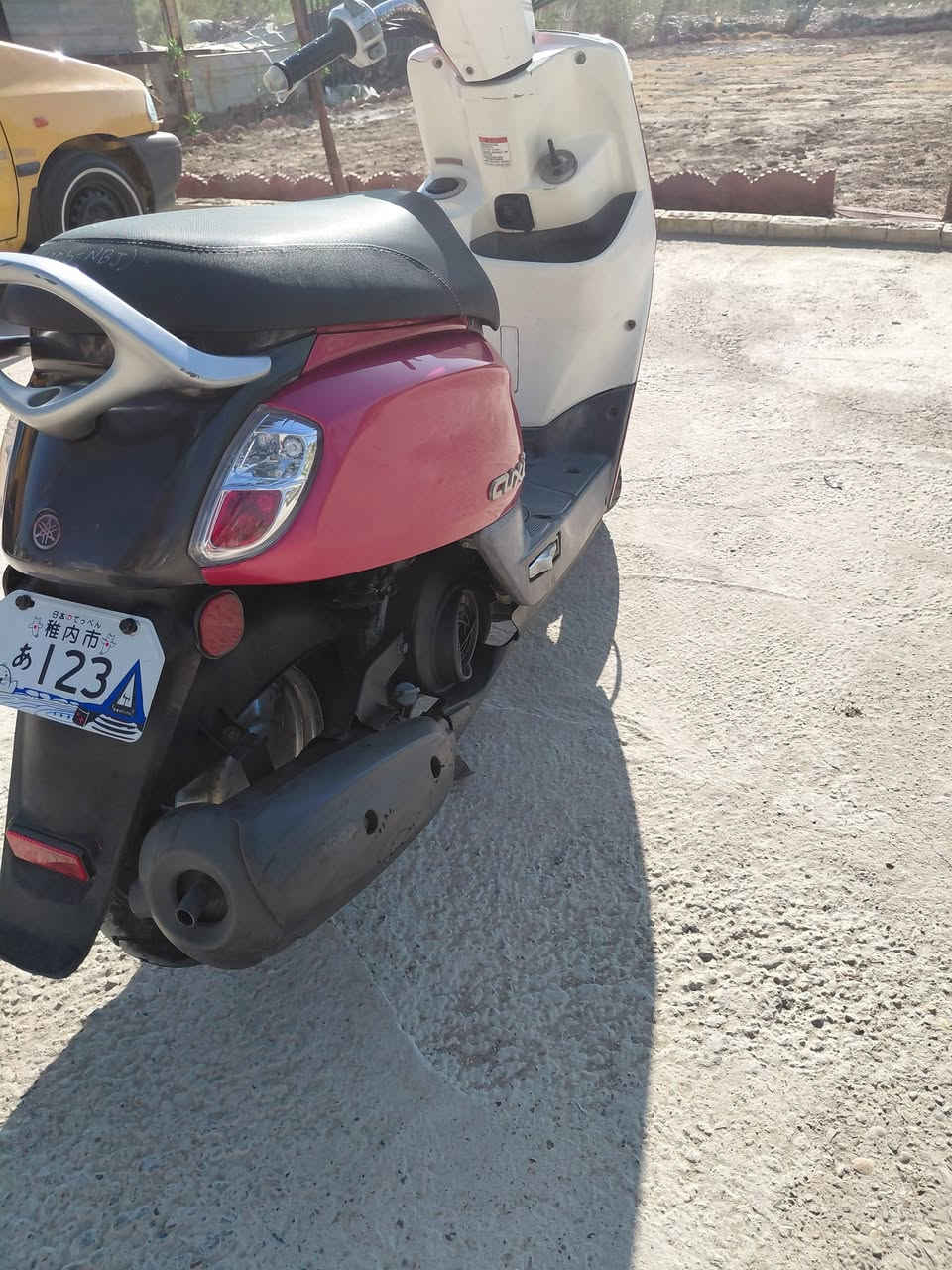 سلام عليكم
ماكس بوليس حديث ياباني ٢٠١٧
دراجه مال رمبه 
العنوان  بغداد البلديات 
السعر ١٢٠٠
الرقم ***********
