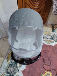 كرسي أطفال كهربائي هزاز موجود ريموت استخدام قليل اخو الجديد مع وجود مو...