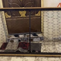 جربايه نفر حديد ولرجول خشب مع دوشك ضغط اصلي السعر90 وبيه مجالللستفسار0...