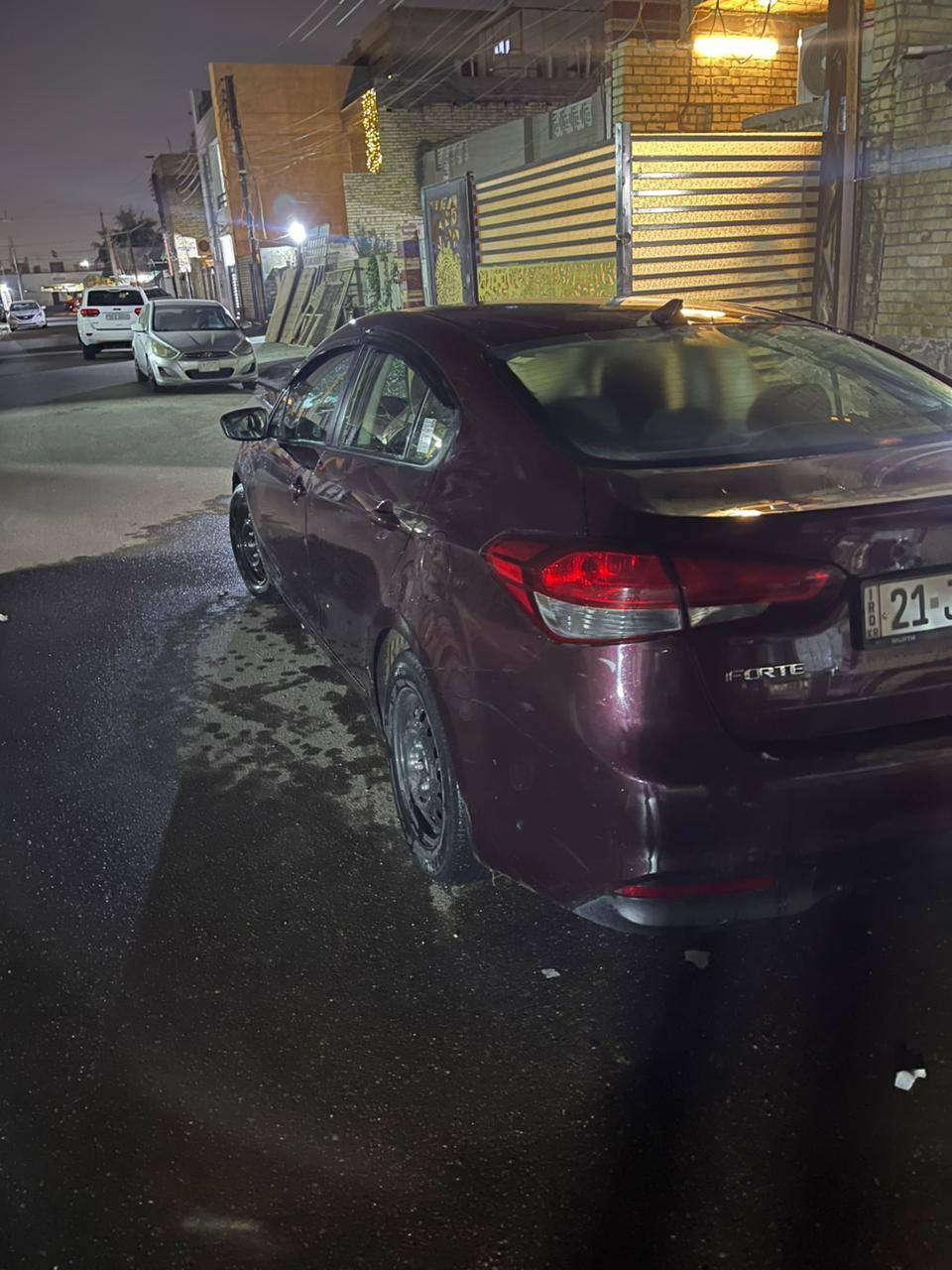 السلام عليكم كيا فورتي موديل 2018 محرك 2000 دوش السعر 105 بيه مجال مكان بغداد حي العامل للاستفسار ***********
