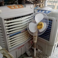 كنفيره وسط وكنفيره كبيره ومروحه عموديه مستخدم نضيف كل قطعه بسعر تصال ع...