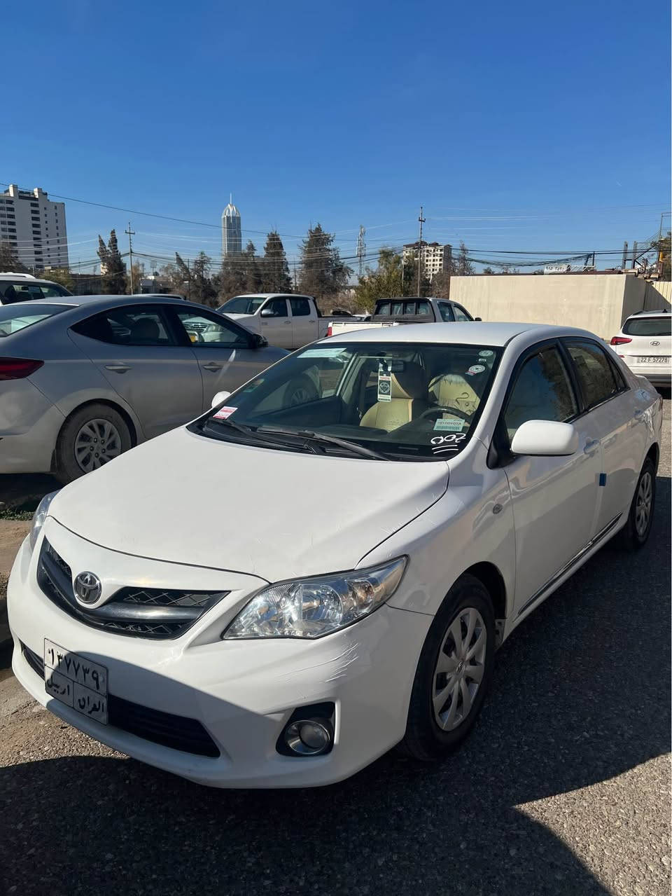 سلام عليكم كورلا 2008 مكينه 18 گەورە 
دوو پارجە بۆیاغە بی داخل کەپس 
2 قطعە صبغ بدون دواخل کبس
مکینە گیر تبرید تدفئە کامل بشرط 
تخم تایر جدید سنوی بەسەرجوە
سعر $110 وەرقەو مجال …***********
0️⃣7️⃣5️⃣1️⃣7️⃣6️⃣1️⃣6️⃣3️⃣8️⃣4️⃣ أربيل, العراق
