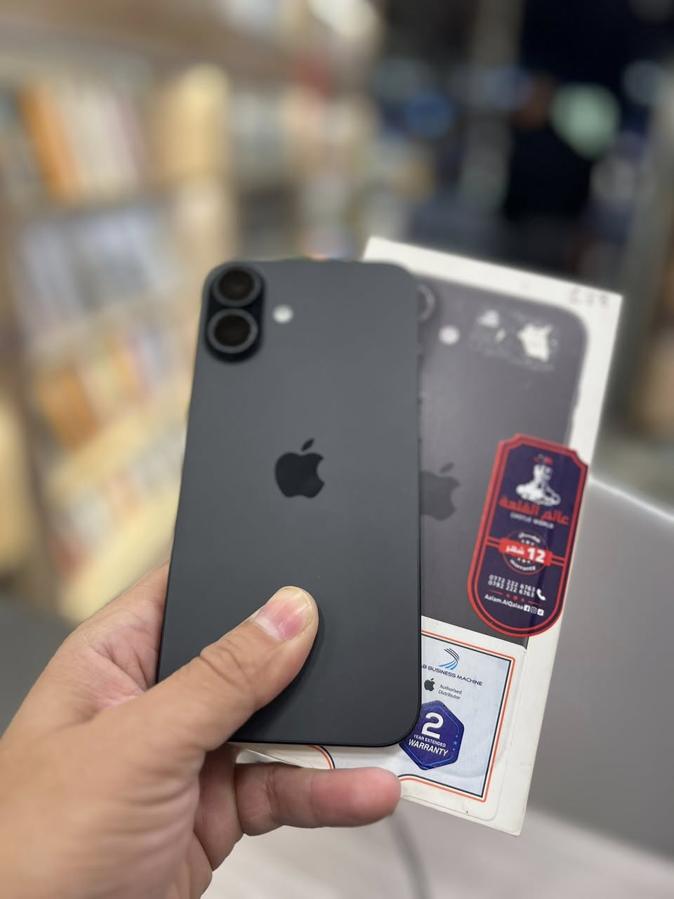 ايفون ١٦ بلص ذاكرة ١٢٨
عربي ضمان abm ملحقات كامله
بطارية ١٠٠ دورات ١٧١ 
مكفول من الفتح ومن الزلغ نظافة ١٠٠
بعدلة ٥ شهور بلضمان
السعر ٩٢٥ مجال قليل
مكاني زيونة
***********
