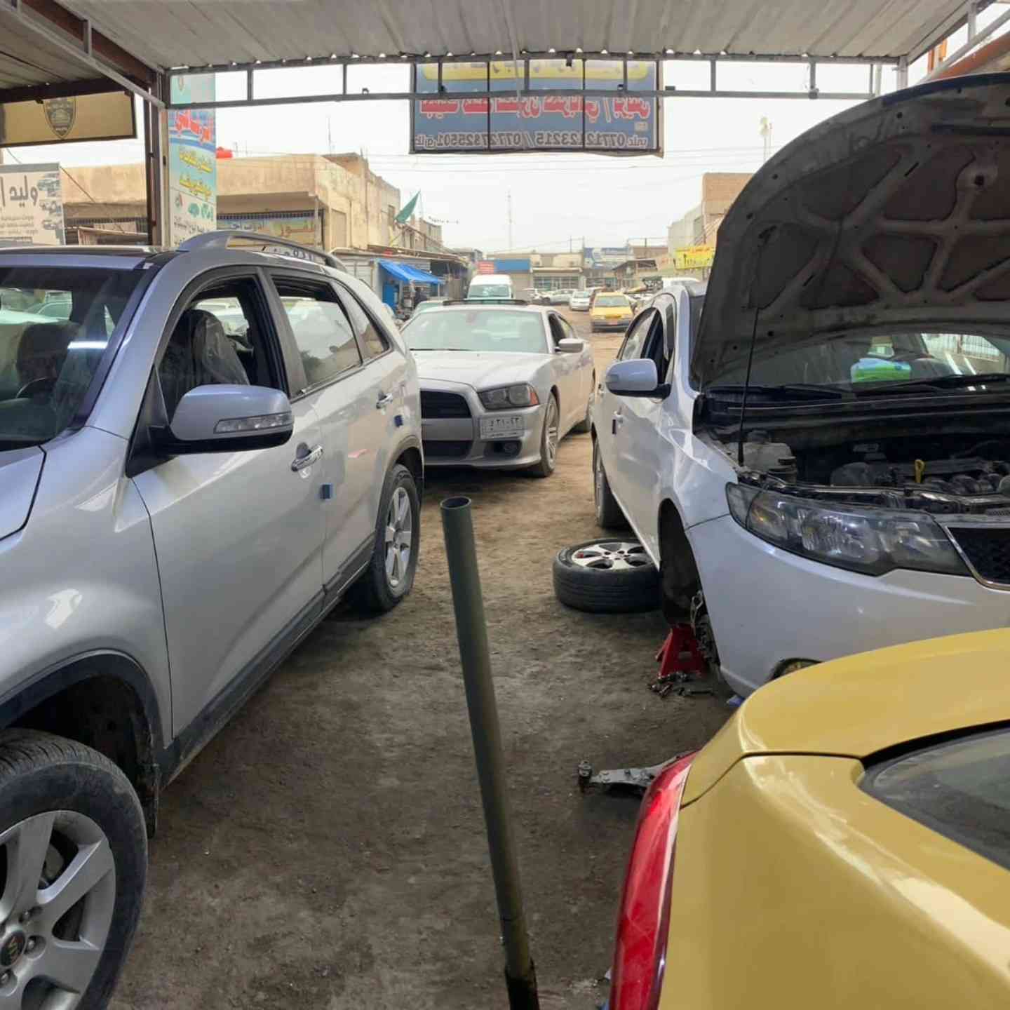 السلام عليكم تعلن خدمات طارق الحميري 
البياع حي الصناعي الشارع الثاني 
 
  عروض المواد كلها كوري وضمان 6 اشهر 

فتح صدر امامي كامل مع العمل والمواد للسيارت 
اكسنت 
النترا 
سوناتا 
اوبتما
من ال 2010 الى موديل 2021 كامل مكمل 
240 الف ويشمل :
سيت بوش 
طوبات 
لقم
رواط
لاستيك رباط 
شمعات 
دبلات امامي

اما بالنسبة للصدر الخلفي
للسيارات :

المقدس 
سوناتا + النترا يتضمن :

تخم بوش
دبلات 
جكليتات 
شمعات 
لاستيك رباط 
مع العمل 260 الف دينار 

بالنسبة للسيارات العالية مناسيكم والله تعالو شوفو العرض 

سنتافيا + توسان + سبورتج من موديل 2010 الى 2020

صدر امامي كامل مكمل مع العمل من عدا الدبلات 
230 الف دينار لا غير 

يتضمن :

سيت بوش 
طوبات
لقم 
رواط
شمعات 
لاستيك رباط 

انا بالنسبة للصدر الخلفي 

سنتافيا + سبورتج + توسان من موديل 2010 الى موديل 2020

كامل مكمل مع الدبلات والعمل ب 290 الف 

يشمل :

سيت بوش 
دبلات 
لاستيك رباط 
شمعات 
جكليتات

يتوفر لدينا دسكات ضمان ( 40000 ) كيلو لجميع السيارات 
امريكي ياباني كوري صيني

 ملاحظة : يتوفر لدينا ايضآ مواد شانجان كل الفئات مع العمل ايضآ 

بادارة طارق وعلي الحميري 
طارق الحداد ***********
محمد الوكيل ***********

#فتح_صدر 
#طوبات 
#شمعات 
#مشط_ستيرن 
#فلنجات
