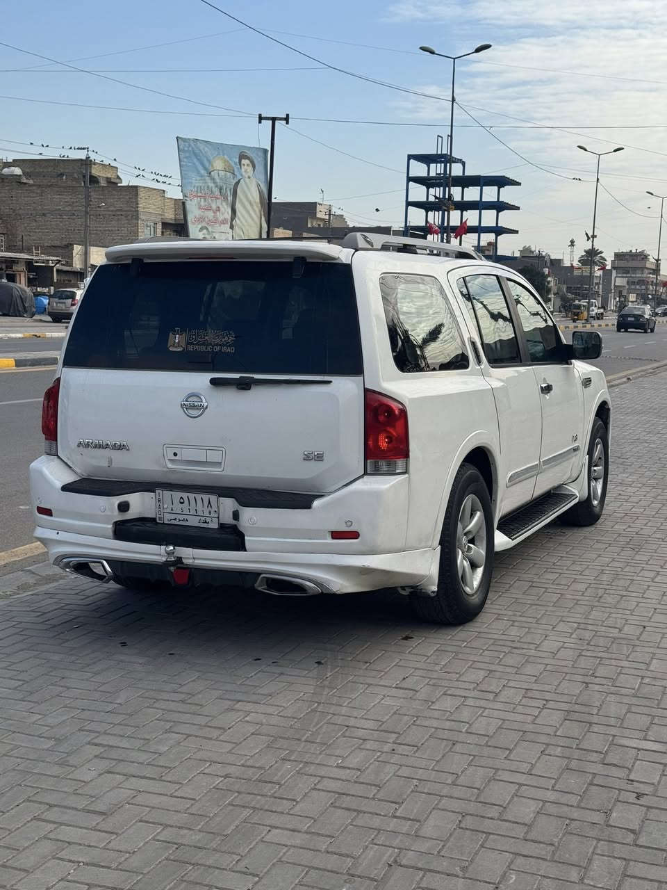 ارمادا 2008 محرك 8 كير ومكينه مكفولات تبريد منضومه زنون منضومه غاز 80 لتر بأسمي مصبوغه حزام اثر جراد فقط بيع او مراوس حسب القناعه مكاني بياع حي العامل *********** السعر ١١٠
