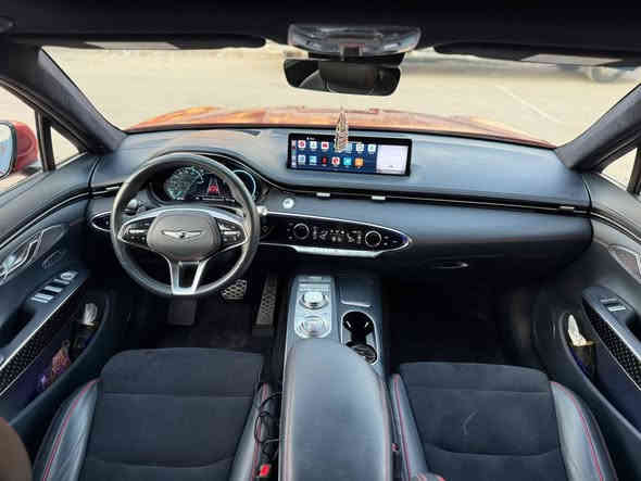 جنسز للبيع  // Genesis v6 Gv70 2022
الضرر :بيبان ثنين يمين + 3 قطع كلير من امريكا بدون ايرباك الغود والشواصي مكفوله من كلشي صور الحادث مرفقه بالمنشور

 🔸اللوحات : (بغداد ).
‎🔸الموديل : 2022
🔸 الفئة : سبورت برستيج  6 سلندر 3.500
🔸حجم المحرك : 3.5L TWIN TURBO/ 6 Cylinder
‎🔸عداد المسافة : 33 الف ميل .
‎🔸نظام الدفع :  ALL - Wheel Drive 
‎🔸عدد الركاب : 5 راكب
‎‏
‎🟢 مواصفات اخرى
داتا شو 
كشن السائق مساج
التحكم بالستيرن كهرباء 
اوتو بارك ( تتقدم وترجع بالبصمه )
‎ المقاعد جلد+شاموا
‎مقاعد أمامية كهرباء مع ميموري 
‎تدفئة و تبريد للمقاعد الأمامية 
‎تبريد خلفي 
‎إشارات ضمن المرايا الجانبية 
‎ حساس النقاط الجانبية العمياء 
‎ رادار أمامي خلفي 
‎ سقف بانورامي 
‎ شاشة كبيرة  كاميرات محيطية 
‎ فتح الصندوق كهرباء 
‎ رادار أمامي حساسات امامية خلفية 
‎ نظام صوتي من Lexicon
‎‏ dual exhaust  
‎ ويل كب حجم 21 inch

السعر : 330$ مع اللوحات عاديه 

‎☎️للاستفسار: ***********   
‎📍بغداد حي العدل
