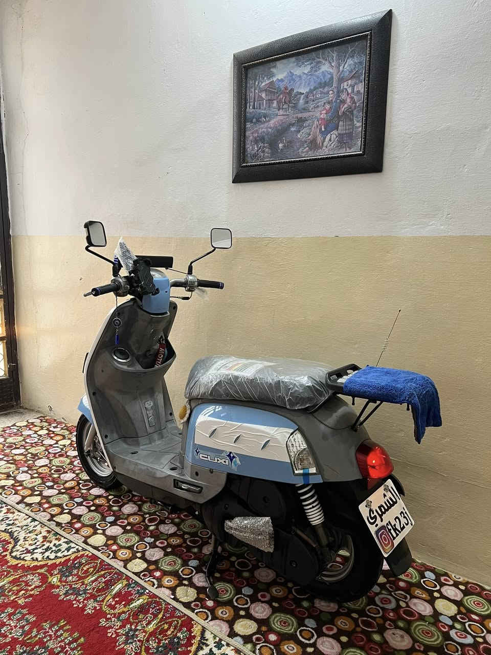 السلام عليكم للبيع دراجه ماكس بوليسي
موديل 2008 كفاله عامه لون سمائي وداخل رصاصي الدراجه ختم واحد ويه المكينه كله بلاديه سعر الدراجه 1300وبيه مجال قليل كلش 
السوك كلشي بي وكلشي بسعره  لحد يصير لوتي 
هاي القطه للجنايه والاصايل مكاني ديالئ بعقوبه مجسر الرازي للأستفسار ***********
