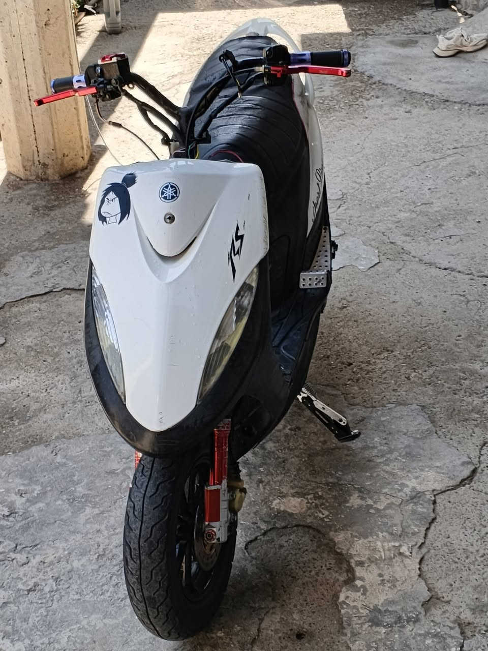 سلام عليكم ماكس عدله البيع اوراق كامله الدراجه شوفت عينك مكينه خرسه بوشه 55 تاكل الكاع اكل لاتنقص دهن لا تبخر كهربائيات كامله سلف هندر بيهه تزويد خفيف 
دبل رياضي امامي 
عضمات بريك 
وياله مشيف اسود 
ستان صفح رياضي 
صلنصه SCرياضي 
زوج تايرات جدد 
.............السعر 475.. العنوان ديالى خان بني سعد 
الرقم ***********
