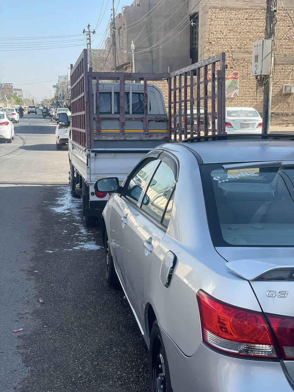 ‏سلام عليكم ‏بوايدي للبيع قطعهً وحده بيه رقم بغداد جديد كير ومكينه مكفوله سعرهً ٦٥وبيه مجال ***********
