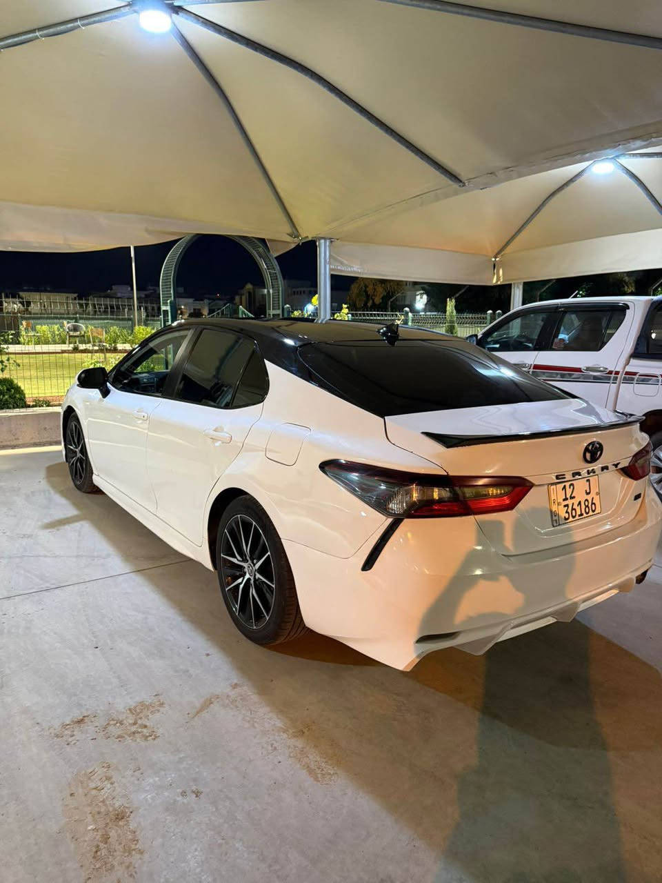 كامري موديل 2022 SE
معوقين نينوى 
الضرر موضح بالصور 
مصبوغة عام من امريكا
بجم مقفل 
السعر 165 بيها مجال بسيط
*********** الشريقات, صلاح الدين
