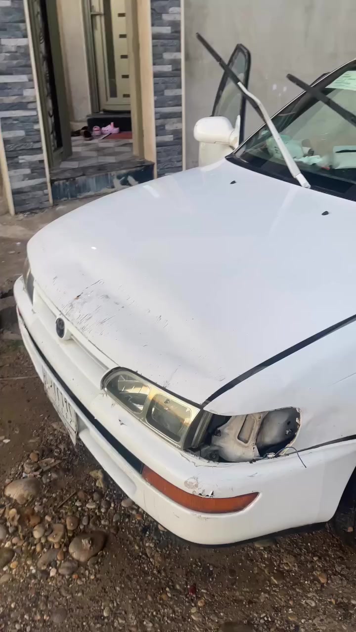 سلام عليكم كورلا للبيع ٩٤ رقم نينوى سنويه عضم كوبون بيها شرط التحويل السياره بيه صبغ دعميات وجاملغ الخلف السايق وبيه طخه بل بوند موضح بل فيديو  محرك كير شرط ينرادلها شويه ترتيب ودشبول مكانها موصل حي التعليم سعرها 53 بيها مجال بسيط ***********
