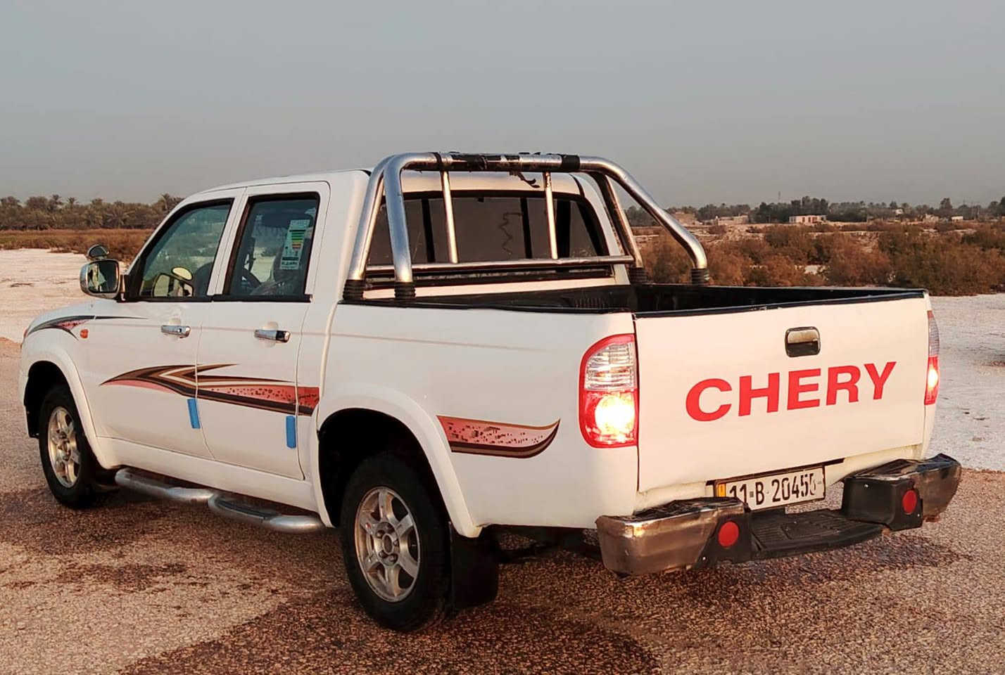 يالله
بيكم شيري 2012 مكفوله من ضربه وتبديل رقم بغداد انكليزي بسمي سنويه مجدده 2030 داخله هزاز مكينه كير اكسن حداديه كله عل شرط تبريد🥶+تتدفئه كله شغاله  كهربائيّات كله شغاله سياره جديده بمعنه الكلمهه
السعر(47) بيه مجال لشراي يتصل ***********.... 
مكان نجف مناذره...
