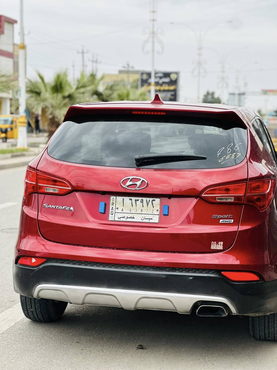 سنتافيه 2016لون احمر
وارد امريكي 
ضرر جاملغ وبنيد بدون دواخل
شرط سونار رسلني ودزلك سونار 
السيارة رادارات حساسات كلة شغال 5راكب مكينة 4 سلندر جديد كير كله جديد حداديه جديده ماشية 98ميل نضافة السيارة 90/بال100
رقم ميسان 
تحويل ثاني يوم بسمنه
السعر125 لاستفسار الاتصال على الرقم ***********
عنوان العماره قضاء الميمونه
