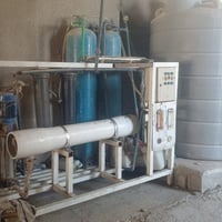 محطه مياه  حجم التانكي 4000لتر الواحد. للبيع مستعجل عليها. مكاني. بغدا...
