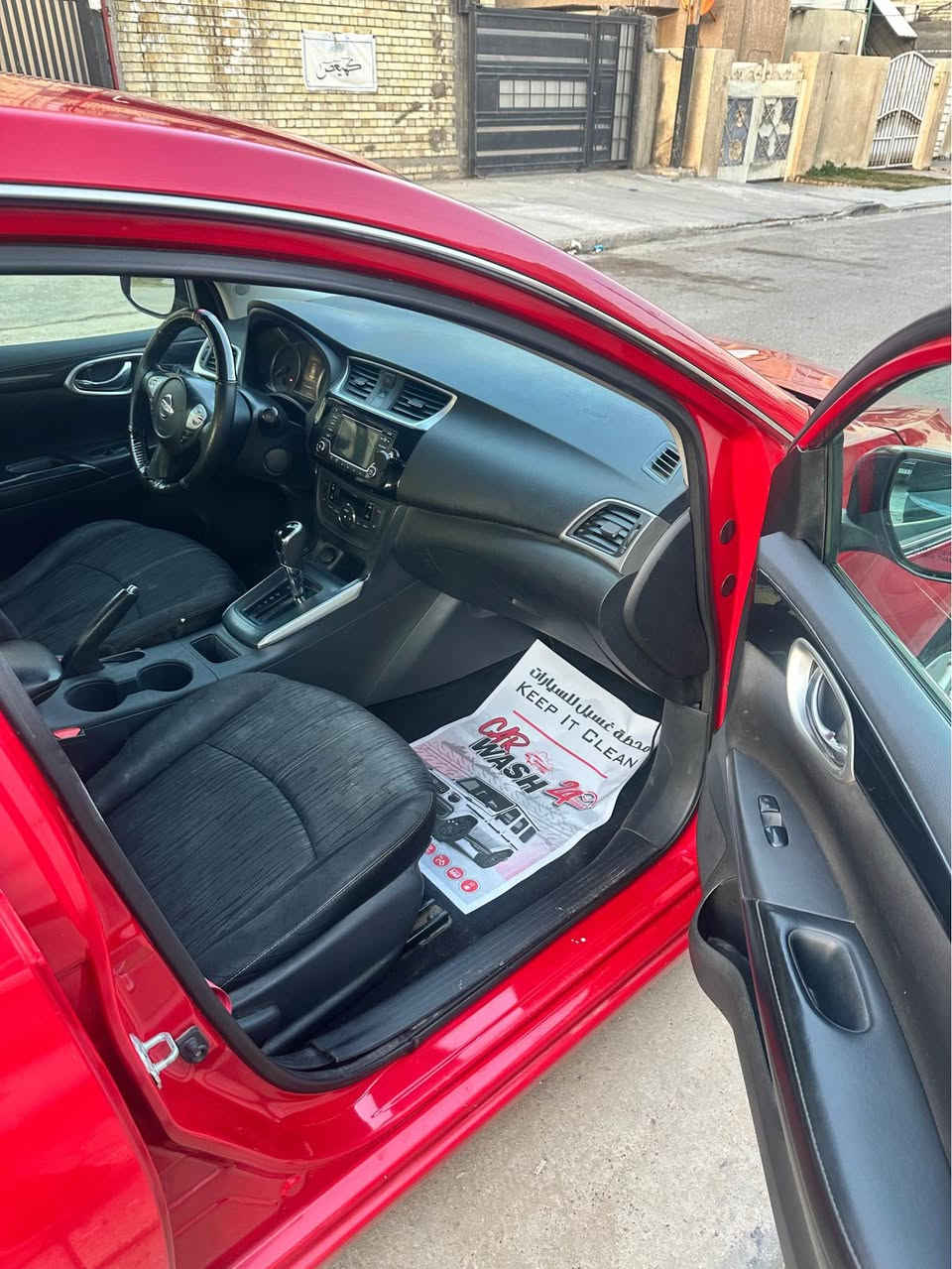 السلام عليكم للبيع نيسان سنترا sv 2018 وارد امريكي حادثه باد بجاملغ خلفي وقبغ الجنطه  والبنيد بي رصعات بصمة (3) انضمة قيادة كروز سرعه رادار امامي كامرة خلفية رقم سليمانية الدولي بسمي رايده 113$ مكاني بغداد حي الحسين للاستفسار(***********) بغداد, العراق
