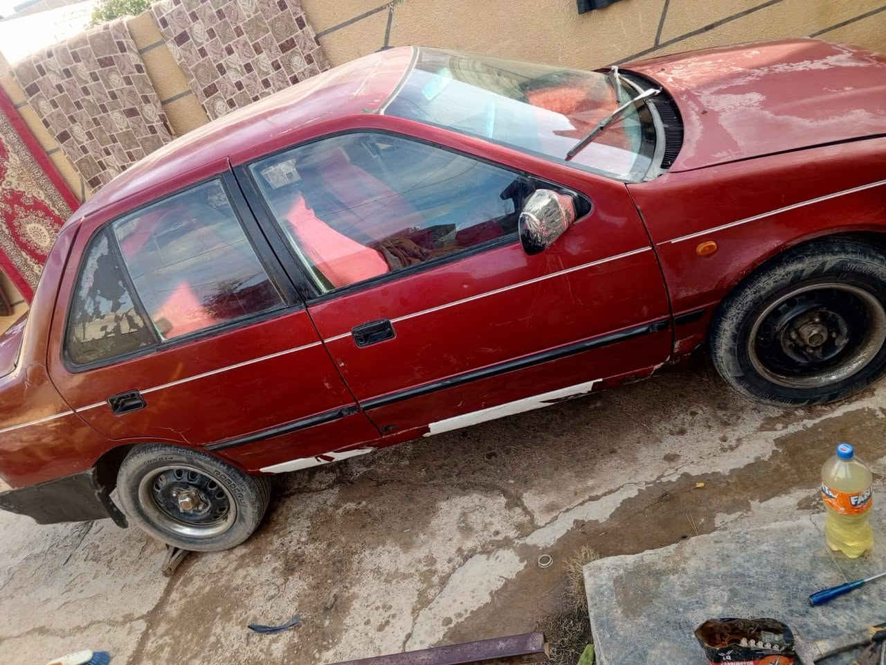 سياره للبيع. زوزه ياباني رقم الاماني شرط التحويل موديل 91 محرك تايرات كير كله شرط سيار ما تصرف عليه السعر 19 رقم الهاتف ***********
