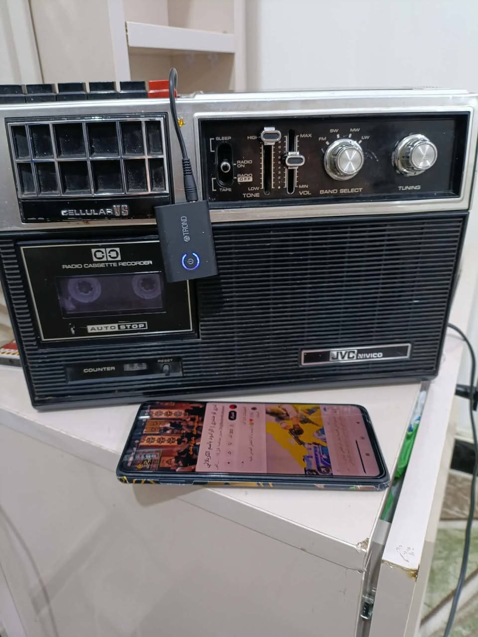 JVC جهاز شغال كله   حتى اوكس يشتغل مع توصيل بلوتوث السعر خاص على الرقم *********** وا
