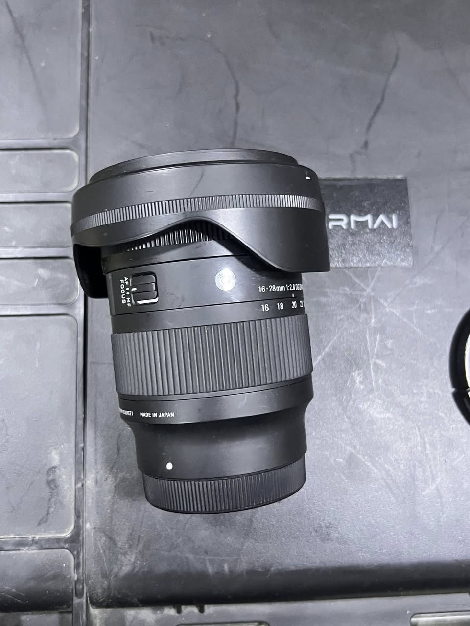 عدسه sigma 16-28
للبيع 
نظيفة استخدام قليل 
السعر 750وبيها مجال بسيط 
***********
