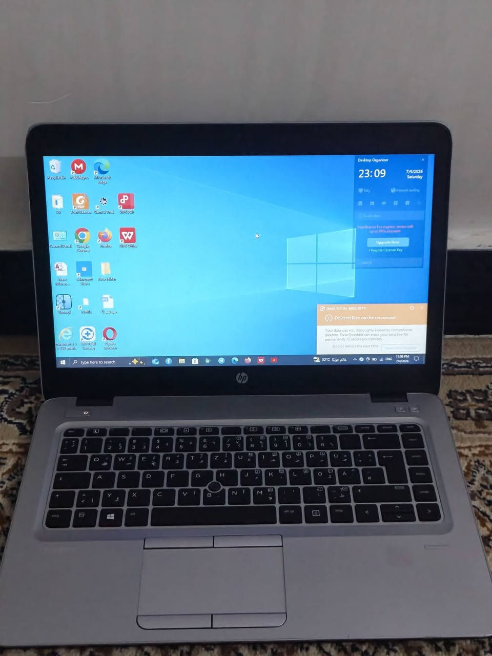 لابتوب HP EliteBook 840 G3
الموديل: Intel Core i5-6300U
السرعة: التردد الأساسي 2.40GHz ويصل إلى 2.50GHz.
السعة: 8.00 جيجابايت
الذاكرة 256 
كرت الشاشة (Graphics Card)
​الهارد SSD أفضل شي 
​النظام: نواة 64-bit (64-bit operating


**إذا كنت صاحب هذا الإعلان وتريد حذفه لأي سبب، رجاءا أرسل رسالة إلى الدعم الفني**