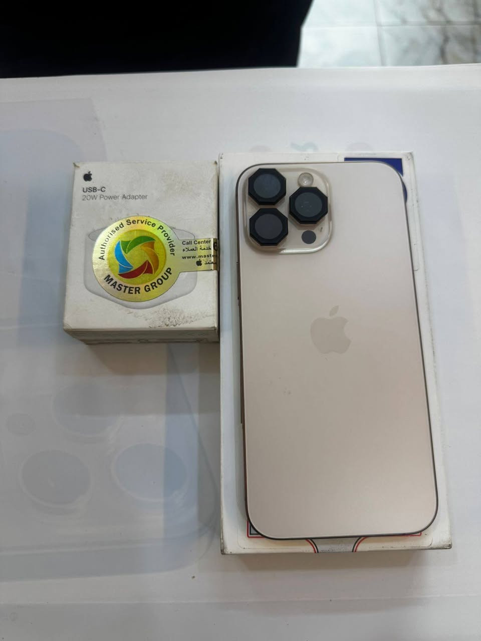 ايفون 16 برو ماكس 256 ذاكرة
بطارية 92‎%‎‎
نضافه 100‎%‎
شرق اوسط الاصلي
كامل ملحقات الاصلية 
شركة ماستر الاصلي 
السعر مناسب 
***********
العنوان القطاع شارع السوك مجاور عوينات الكرار 
مركز الشمس
