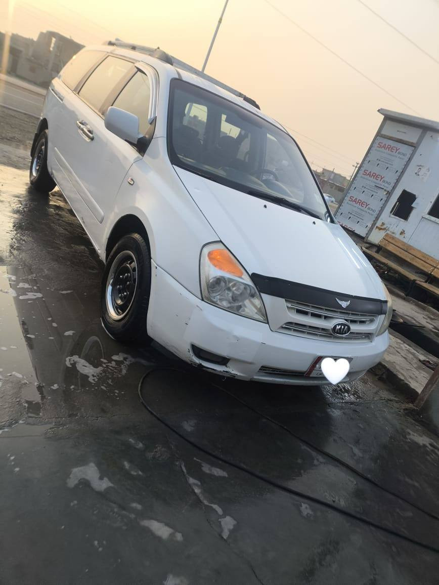 السلام عليكم
كارنفال 7راكب موديل 8 خليجي 
ضايفله كشن قلاب مسوينه 8راكب تريد تشيله تبقي بكيفك 
بيه جاملغ وبنيد تبديل بدون دواخل كفاله ماعدا التبديل 
مكينة جديده 3.8بانزين مكفولة 
صرفه حلو يوميه اروح ورجع بيه لدوام 140كيلو تصرف 22لتر
كير 5نمر كهربائيات كله شغاله 
تخم تاير وباتري جديد اي نقص مابيه 
سيارة جاهزه مجهزة ماعدا أرضية السيارة الجلده يرادله تبديل تريد تخليله سفريات بكيفك 
رقم بغداد أجرة 
السعر 128
تحويل ثاني يوم شرط 
والحسين مكلف مكلف بالنشر 

اتصل على الرقم ***********
