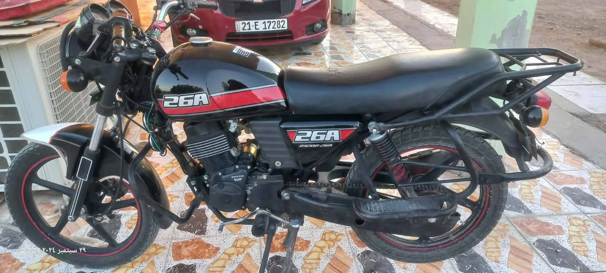 السلام عليكم للبيع دايون فحل  موديل 20 اوراق اصولي شرط ترقم مكفوله كفاله عامه   محرك 200 محركهه بل جيس دراجه اصبانه ما ممدوده عليه مكان حله ناحيه النيل الموشراي لا يعلق اصلاً السعر اتصل وبيك خير وتدلل ***********
