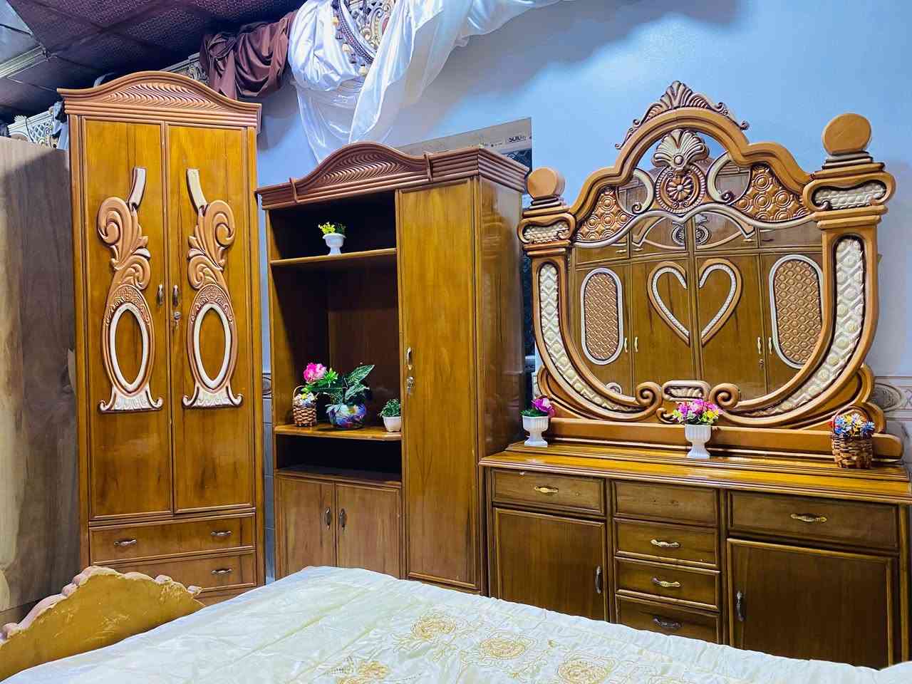 بسم الله
غرفه نوم عراقيه حطاطه صاج درجة اولى نضافه فول استخدام قليل جدا السعر مليون و350 بي مجال العنوان الرمانه البعبيد الاتصال ***********
