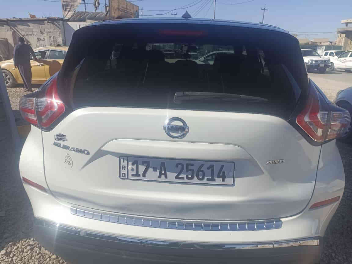 السلام عليكم أحبتي نيسان مورانومديل ٢٠١٦ فرويل محرك ٦ سلندر حره ضربتها باب السائق وجاملغ تصليح السعر ١٣٣بيها مجال السياره جاهزه*********** رقم صاحب السيارة
