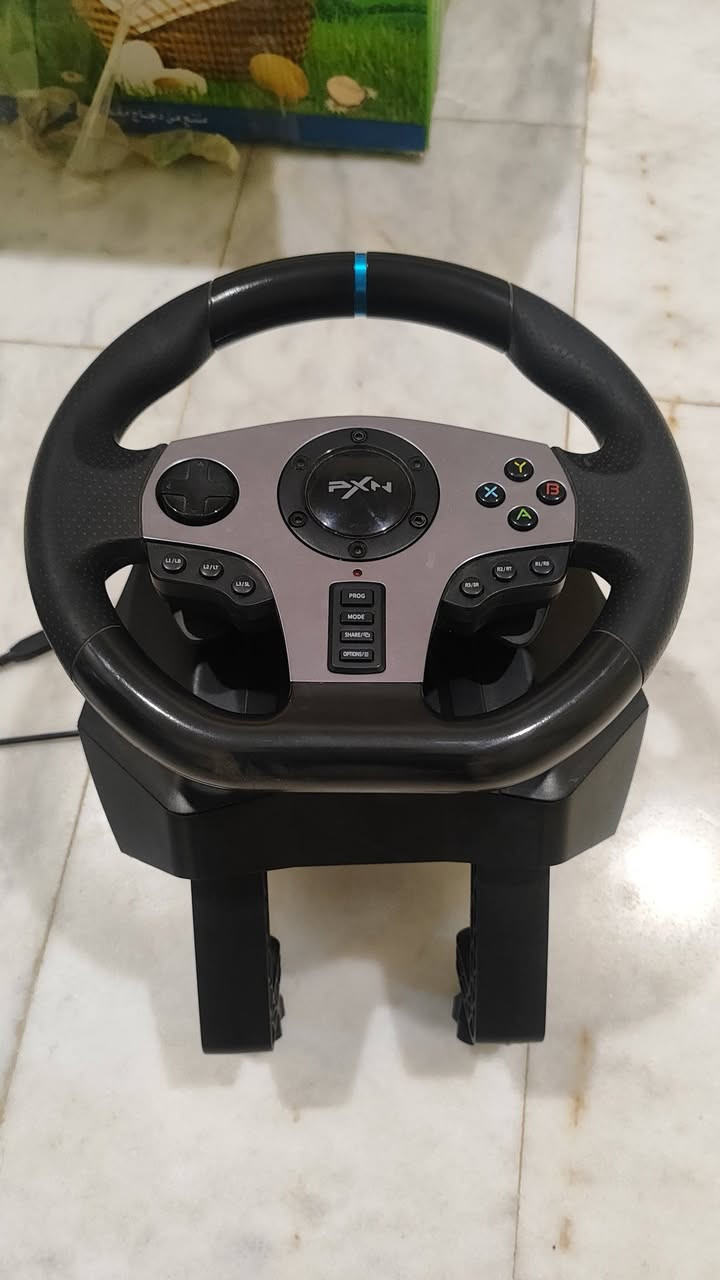 🚗 للبيع دركسون PXN V9
كامل الملحقات (گير عادي + دواسات + كيابل)، نظيف جداً ويشتغل 100%، يدعم PC / PS4 / Xbox السعر 90 وبي مجال 💥💥  الرقم ***********
