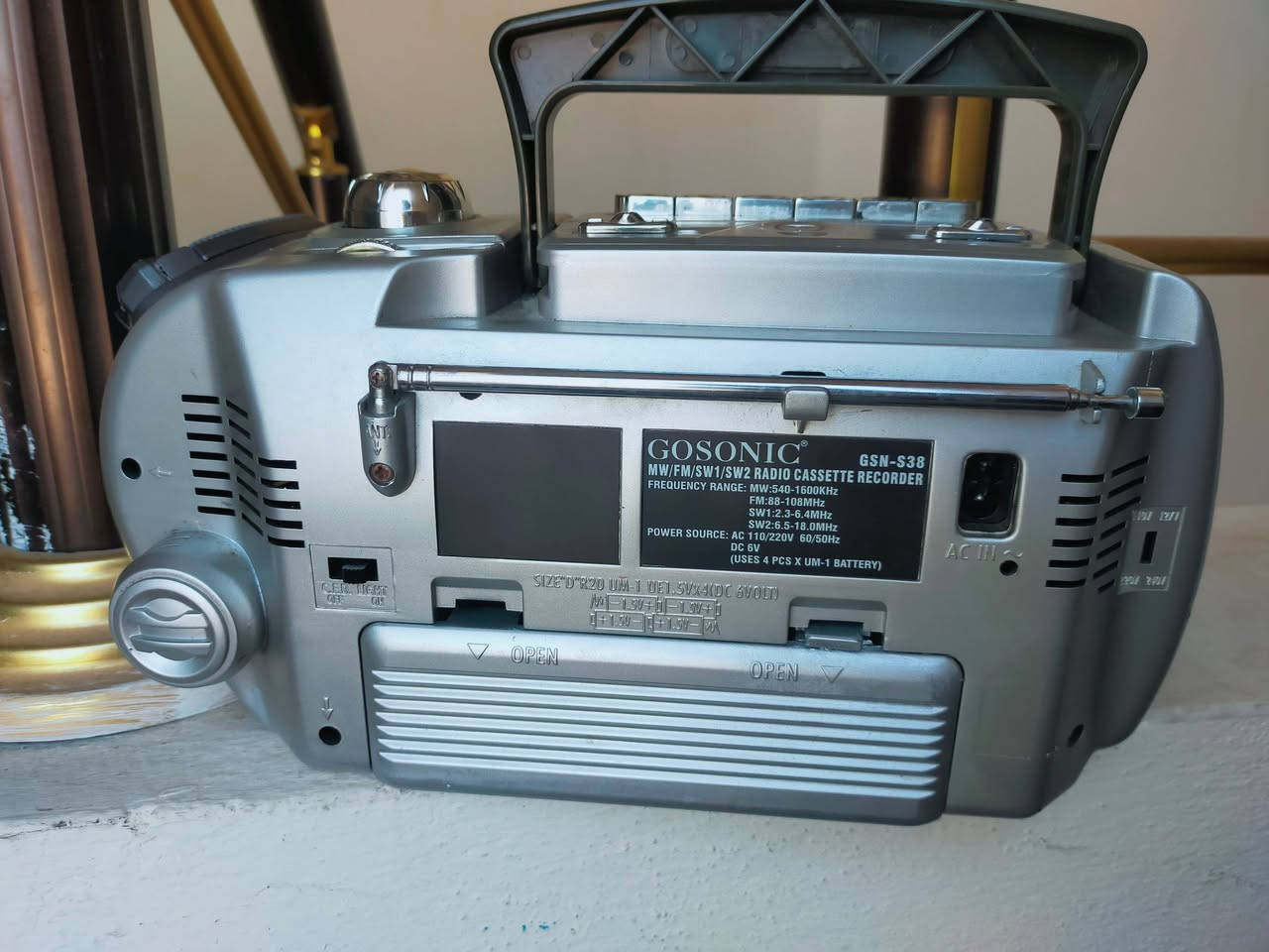 شغال راديو ومسجل سعره 25 الف


**إذا كنت صاحب هذا الإعلان وتريد حذفه لأي سبب، رجاءا أرسل رسالة إلى الدعم الفني**