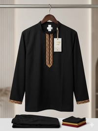شور اسود • قماش • M-4XL