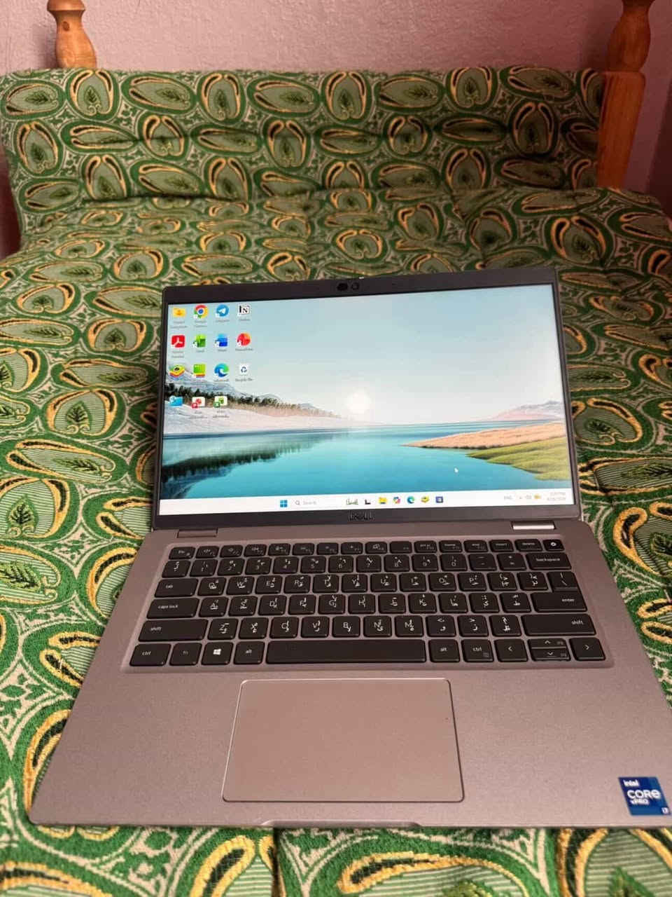 نوعة الابتوب  5420 Dell
شاشة لمس  حجم الشاشة 14
Core 7i
جيل 11
الرام 16GP
وتخزين 512
كرت الشاشة داخلي
المنافذ مالته 7
والشحن تايبسي 
بطاريه نضيف
كيبورد ضؤي
حتى كامرته      ويجي وياه غالق للكامره 

HD 720p
ملحقاته جنطه و شاحن اصلي
 تواصل واتساب ***********
تلي e7srr
انستا 4ni5r
