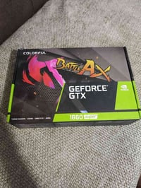 للبيع gtx1660super colorful  نظيف جداً استعمال شخصي  حرارة على اعلى ضغ...