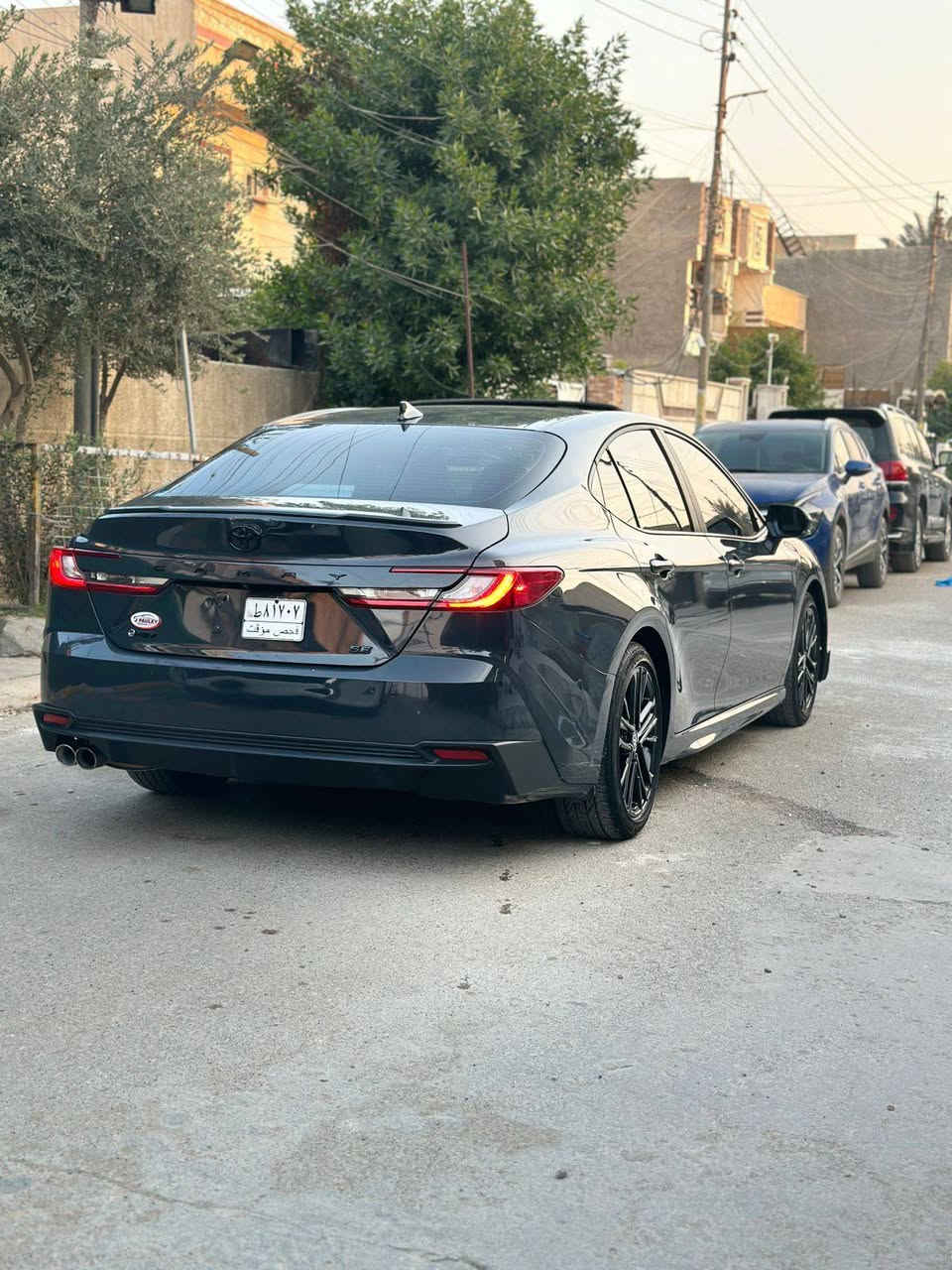 السلام عليكم
تيوتا كامري 2025 هايبرد وارد امريكي  
ضرر السياره دعاميه اماميه فقط و بيها بارد بالنيد على كد شبرين بدون تبديل اي قطعه حتى الدعاميه بلاديه 
ماشيه 23,000
مواصفات السياره فول افول شي ب SE
رادار 360 
فول تحكم ستيرن 
تدفئة كشنات 
مثبت سرعه 
رادار تفاعلي 
رادار جانبي خلفي 
شفتات 
داخل جلد 
تبريد قطعتين 
كشن كهرباء 
تبريد بيانو منفصل 
كامرة خلفية 
شحن لاسلكي 
تحديد مسار 
بصمة + دخول ذكي
ضيف وياهن شاشة جبيرة 
اندرويد اوتو 
ابل كار باي 
تدفئة بالمري 
تدفئة ستيرن 
جام اوتو 
المراية الداخلية تعتيم 
انارة داخلية والخارجية LED
مكان السيارة بغداد الغزالية 
السعر اتصل 
رقمي ***********
***********
