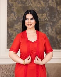روب قطعتين • خامة ريب • درزن