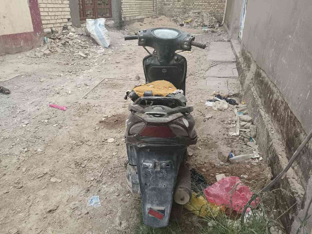 سلام عليكم شباب
دراجه ماكس  كوم حديد ب75 
العنوان كربلاء طويريج 
الرقم ***********
@الجميع
