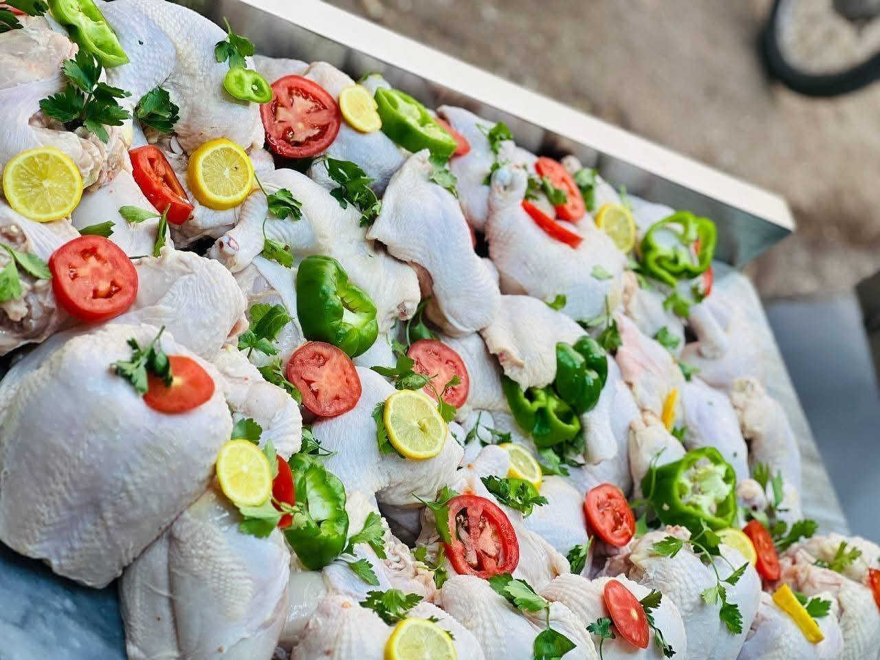ارضاء الزبون هدفنا 🌹❤️

دجاج ذبح يومي فرش 😎🐔
انته بس عليك اطلب واحنه بخدمتك 🌹
زبائنا الحبايب متواجدين يوميآ من الساعه ال٧ صباحآ لحد الساعه الثامنه مساءً

🔵صدر دجاج كيلو ب( ب ٥٠٠٠ فقط   )  🐓
🔵افخاذ دجاج كيلو ب( ب ٥٠٠٠ )  فقط🐓
🔵اكباد وحواصل كيلو ب(ب٣ ونص) 🐓
🔵اجنحه كيلو ب(ب٤٠٠٠ ونص ) 🐓🐓

⭕⭕يوجد خدمة توصيل لجميع مناطق الكوت 🛵
ملاحظة // التوصيل للمناطق القريبه مجاني والمناطق البعيدة ١٠٠٠ دينار فقط تدللون عيوني 

عنوانه دور الشؤون قرب سدة الكوت🏡🏡
مجاور مأكولات تك توك

للحجز والاستفسار الأتصال على الأرقام
***********☎️
***********☎️
