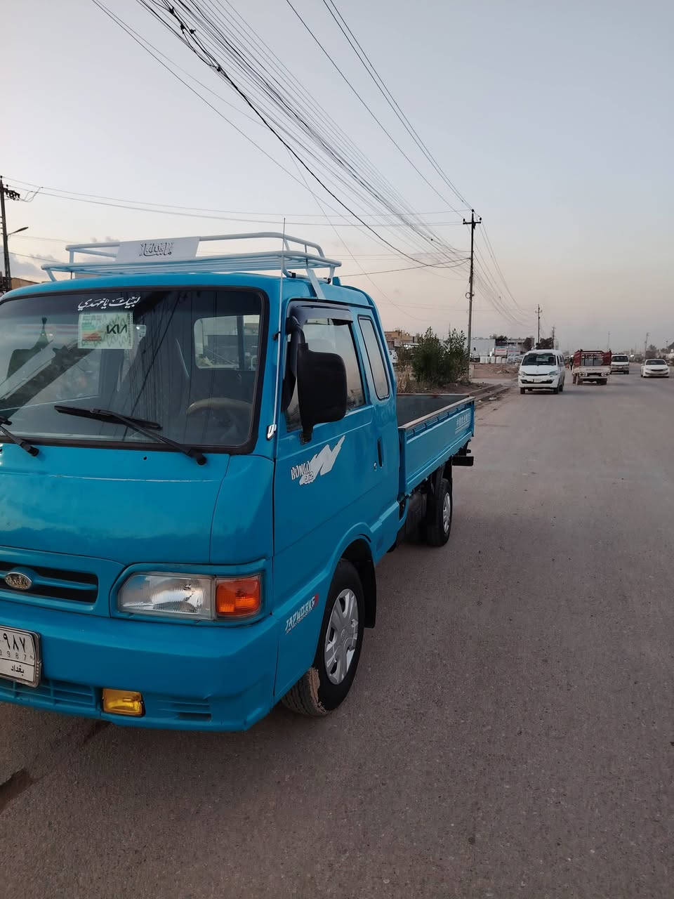 كيا موديل 96 رقم بغداد مشروع وطني شاصي وكير ومكينه مكفولات والقمارة بلادية 
السيارة قمارة وربع سبعه جنكال العنوان بغداد المعامل 
رقم الهاتف ***********
السعر 62
