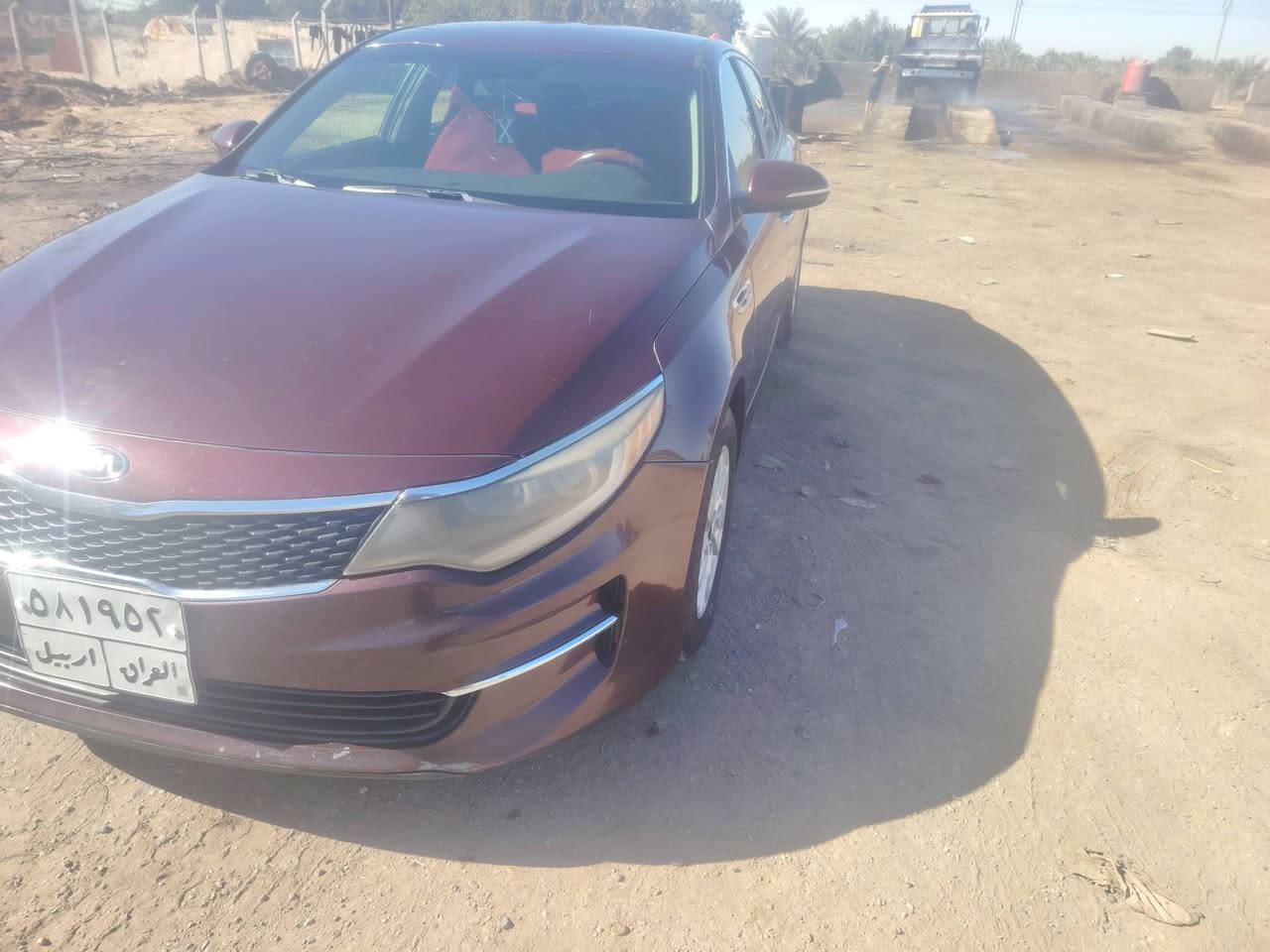 السلام عليكم رمضان كريم كيا اوبتيما للبيع موديل 2018سياره جديده مال جناي بيه قطع صبغ بدون تبديل وارد أمريكي حادث بدون دواخل اللأستفار***********
