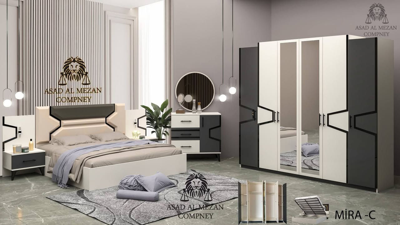 *5 قـــطـــع*  
نفس صوره تقسيم الكنتور رفوف

برغي حديد✅
سرير دبل جك✅
كنتور رفوف✅
مرايا مدوره✅
♦️كنتور 220
♦️ كومدي عدد2,  
♦️سرير200 سم*180سم
♦️ميز تواليت85  سم     
♦️راس السرير استافور
السعر   650,000   الف دينار عراقي 🇮🇶  
شامل شد ونقل🚛 مجاني
مع وصل ضمان حقيقي فتح 🔓وشد ١٠ مرات
عنوان الجديد الرمادي شارع ٤٠ مقابل جامع الواثق
للحجز☎ ***********  واتس
