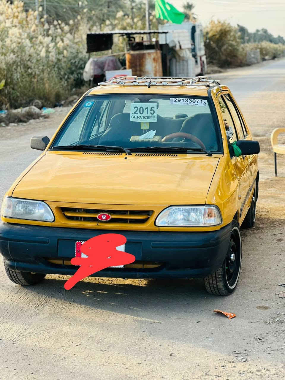 سلام عليكم سايبه مكفول كير مكاينه حدادي رقم جديد مكاني كربلاء طويريج سعر 36
وبيه مجال وهذا رقمي ***********
