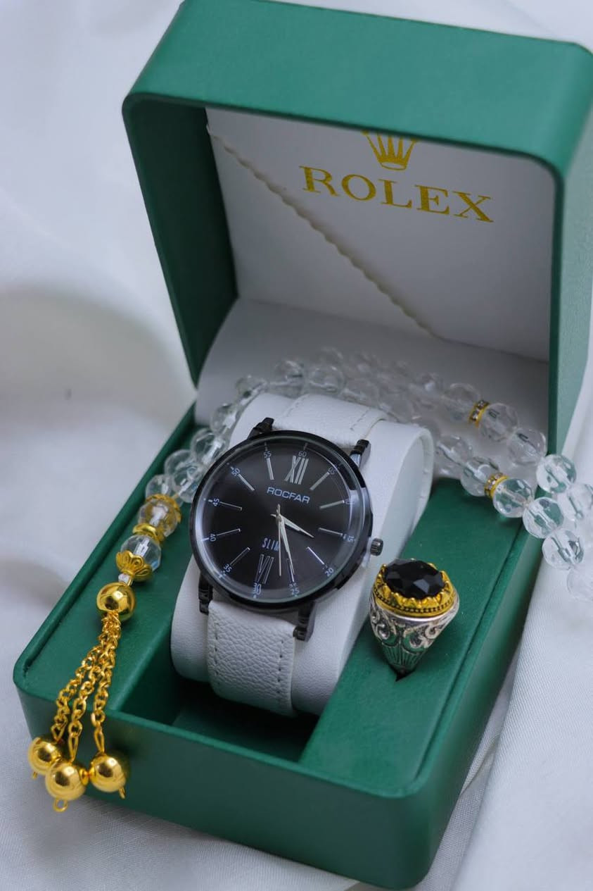 🎁⌚ هدية فخمة بسعر مميز جداً! ⌚🎁

إذا تريد تهدي شخص عزيز عليك هدية أنيقة ومتكاملة، لا تفوّت هذا العرض الرائع ✨

💎 البكج يتكون من: ✅ ساعة أصلية مع البكج الأصلي الخاص بها
✅ مسبحة أنيقة
✅ خاتم مميز

🔥 السعر: 15,000 دينار فقط 🚚 توصيل مجاني داخل كركوك

🎉 هدية مثالية للمناسبات والأعياد والخطوبة والزيارات.

📍 مكتب مصطفى للطباعة والاستنساخ والتصوير والتقديم الإلكتروني 👨‍💼 بإدارة: مصطفى القرة غولي

🏢 الفرع الأول: كركوك - حي الواسطي - سايدين النجدة - سايدين صيدلية المشكاة المؤدي إلى جامعة كركوك - مقابل صيدلية الفجر قرب مطعم نونة.

🏢 الفرع الثاني: كركوك - طريق بغداد - مقابل دائرة الجنسية - مجاور للكرزات البيك.

📞 للحجز والاستفسار: ✅ *********** ✅ *********** ✅ ***********

✨ هدية كاملة.. سعر مناسب.. وتوصيل مجاني داخل كركوك. ✨
