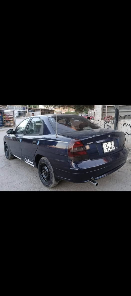 السلام عليكم دايو نوبرا 2 موديل ٢٠٠٢ بسمي رقم بغداد الدولي كير اوتماتيك بسمي كير مكينة حاوية قبل شهر المكينة شديتة والكير البارحة شدية بعدهن بلجيس تخم تاير سنتر لوك كهربائيات كله جاهزه الدشبول كله يشتغل  بس التبريد نقص السعر ٤٣ ورقة 
*********** بغداد, العراق
