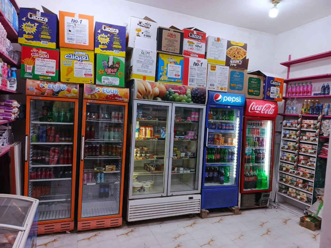 معروض للبيع  في مكتبنا
محل مواد غذائيه للبيع لعدم التفرغ مساحته 30م م تقريبا  المكان الثوره /الشارع الصيني مجاور محل حجي صلاح للمواد المنزليه السعر 9ملايين وقابل للتفاوض ...

         للاستفسار
   مكتب البلاد للعقار 
واتساب ***********
